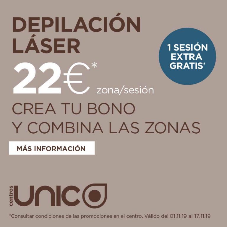 Tu depilación láser con Centros Único