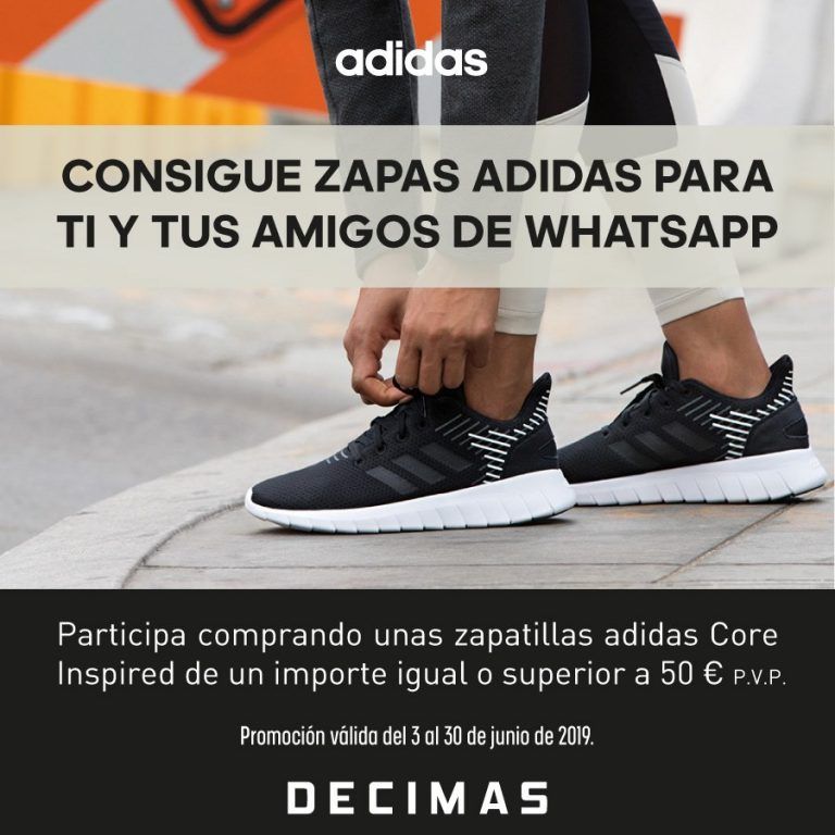 Consigue unas zapas Adidas en Décimas.