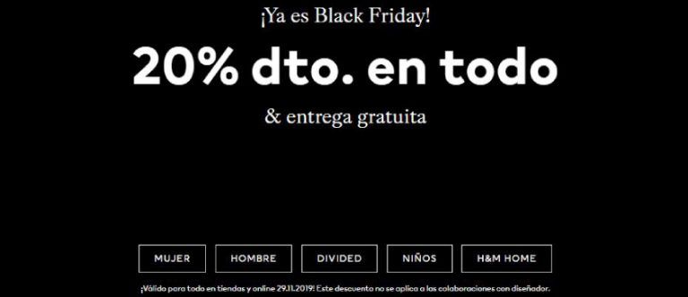 Black Friday en H&M.