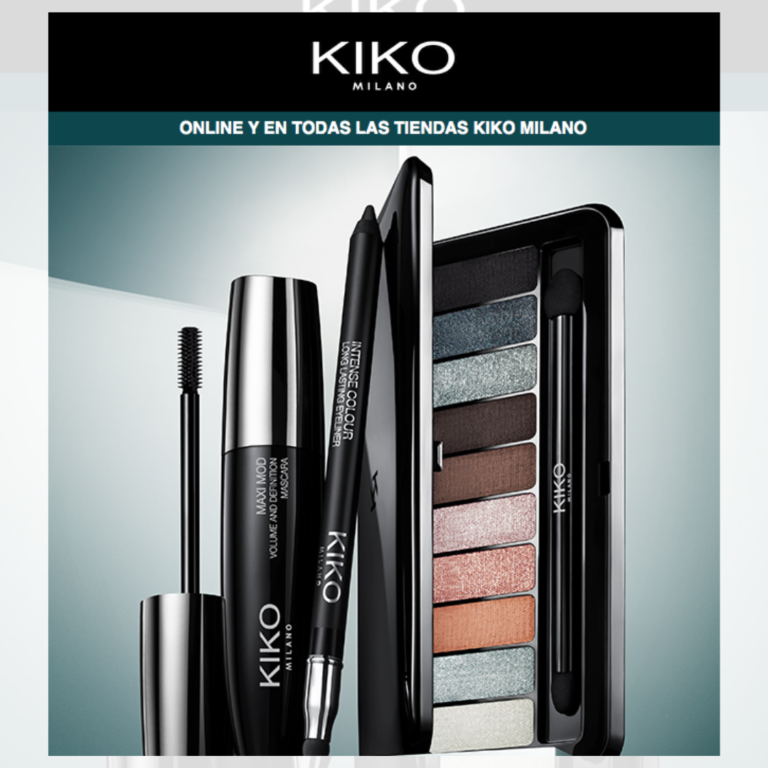 Promoción en productos de contorno de ojos en Kiko Milano