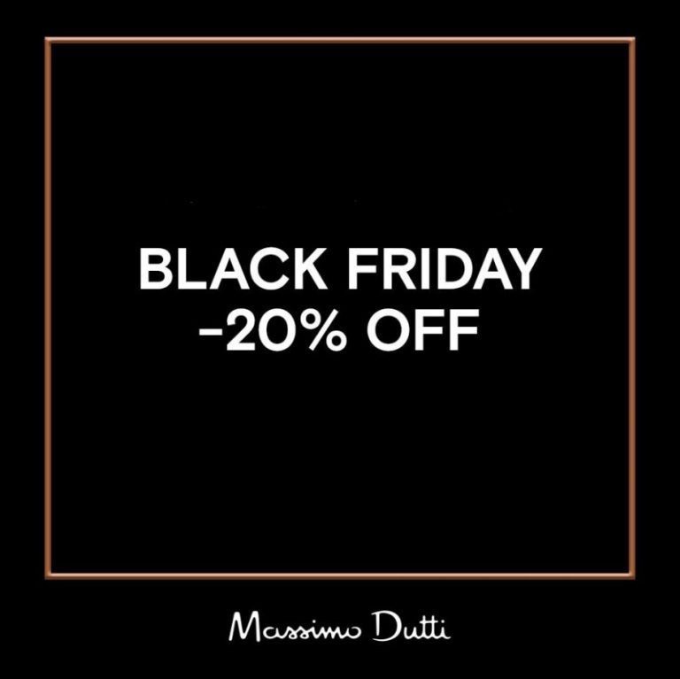 Black Friday en Massimo Dutti.