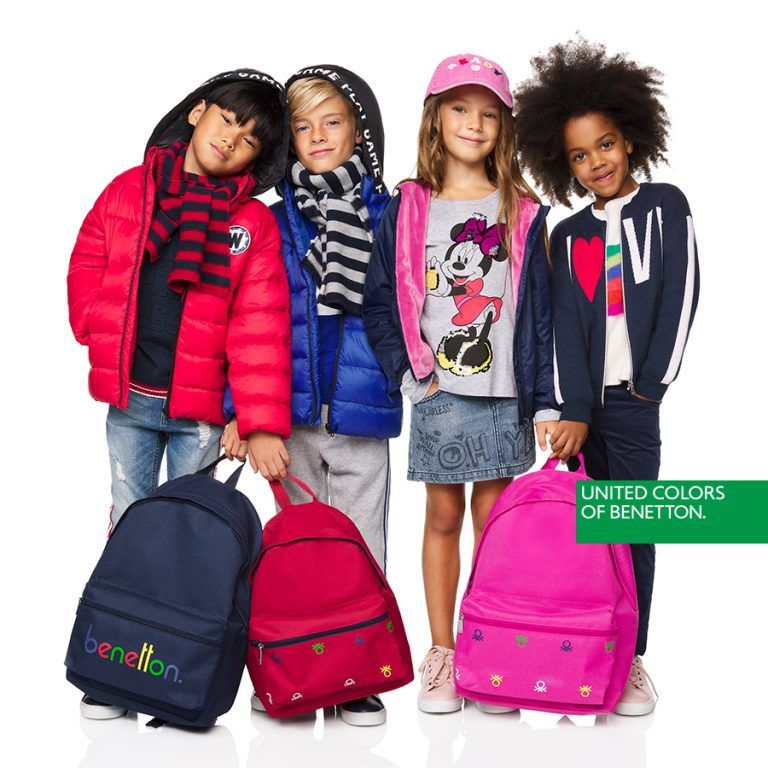 Mochilas para la vuelta al cole en United Colors of Benetton.