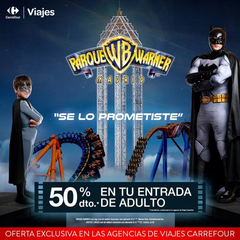 Visita el Parque Warner con Viajes Carrefour