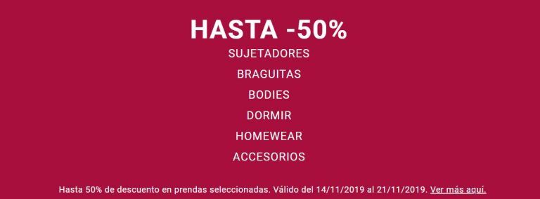 Tu nueva ropa interior y de pijama en Women’secret.