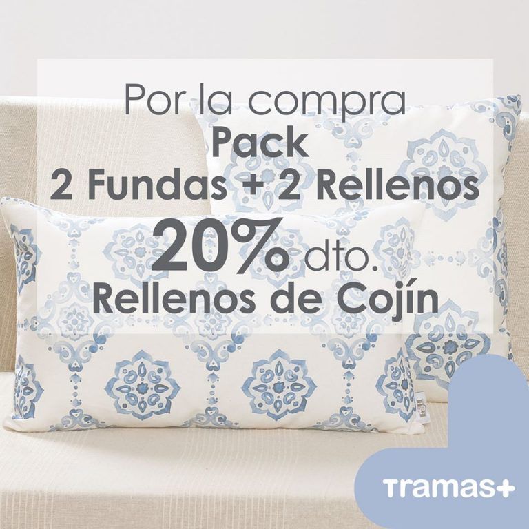Tus nuevas fundas de cojín con Tramas+